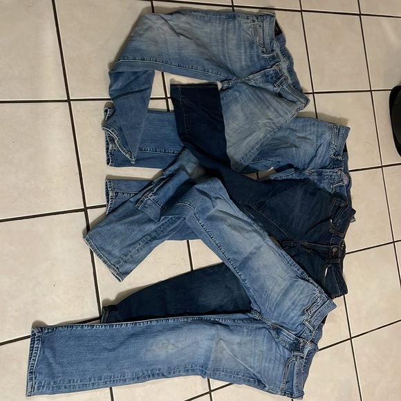 3 Abercrombie & Fitch 1 American Eagle Men’s Jeans size 28 x 30 - Picture 16 of 16